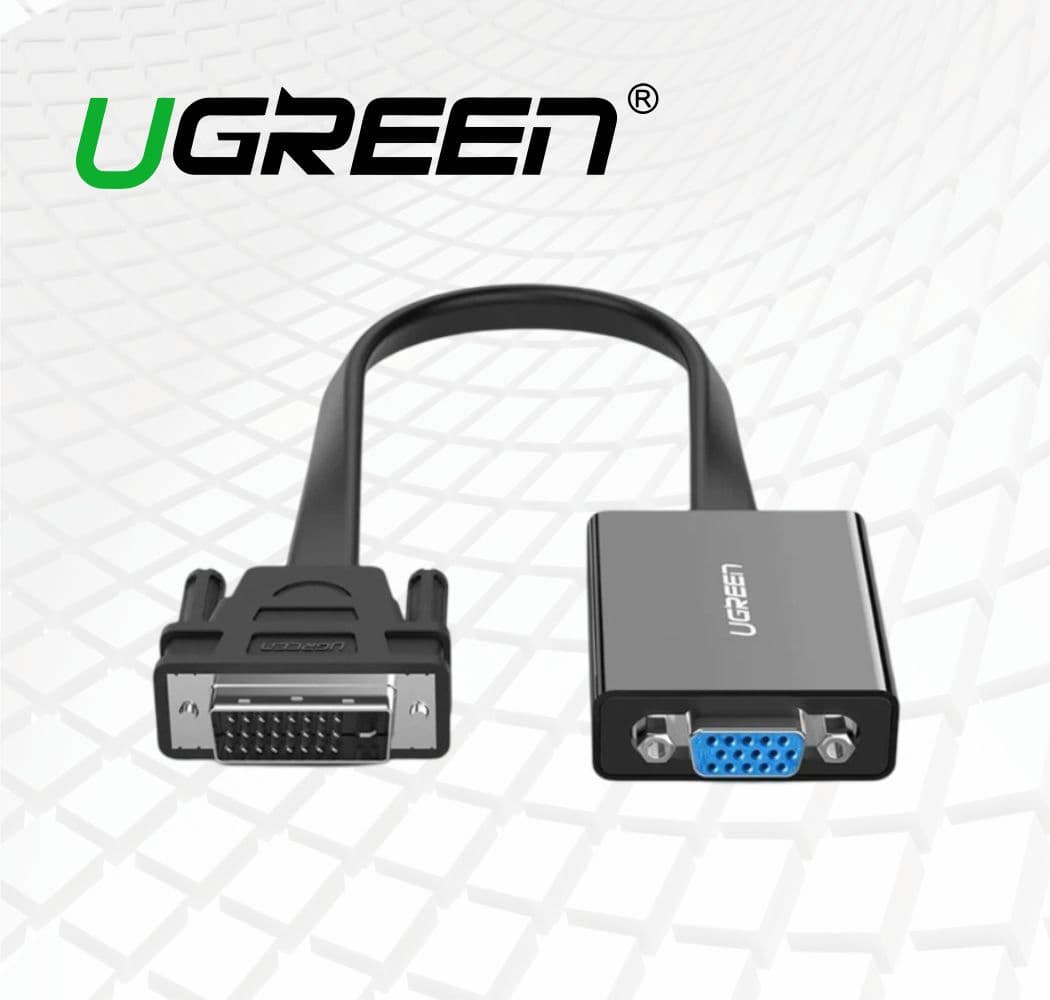 UGREEN MM108 black DVI-D to VGA Adapter with cable (40259)