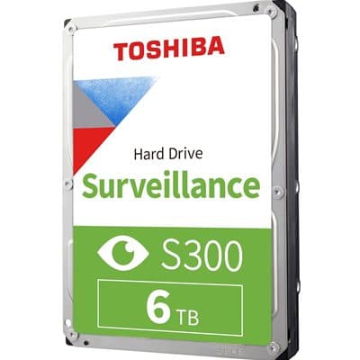 Toshiba S300 Surveillance Hard Drive 6TB HDD (HDWT860UZSVA)