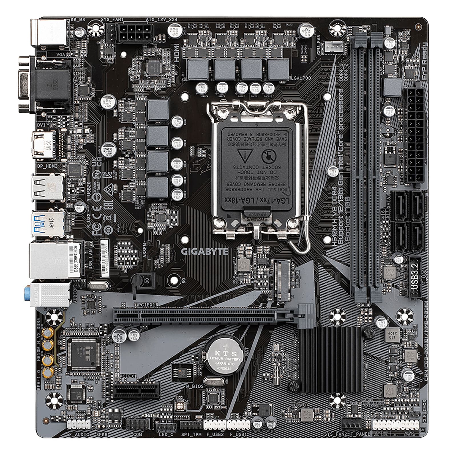 Gigabyte H610M H V2 1700s DDR5 ready