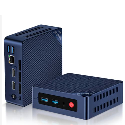Beelink S13-LP Desktop Mini PC - Computer N150, 12GB DDR4, 512GB SSD, 2x HDMI, 2x LAN, 4x USB 3.2, Type-C, Win 11 Pro