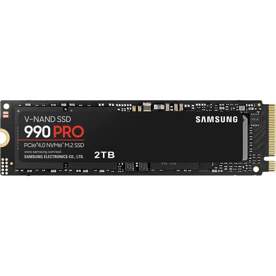 Samsung 990 Pro 2TB M.2 PCIe 4.0 NVMe (MZ-V9P2T0B)