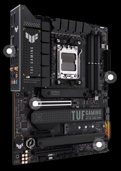 Asus TUF Gaming X670E-Plus WiFi AMD X670E AM5s Ryzen 7000/8000 DDR5 ready