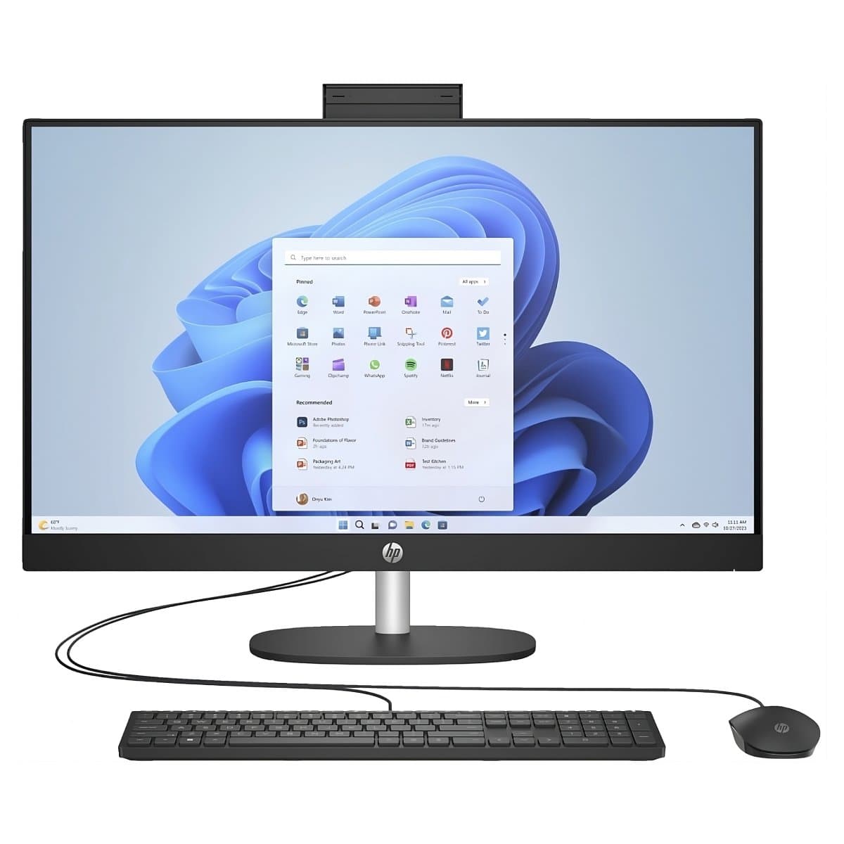 HP All in One 24 Maokong 24 AIO (A33D8EA) Full HD 24" Touch