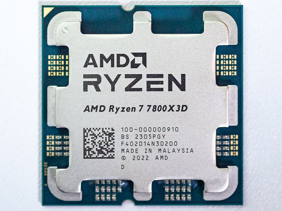 AMD Ryzen 7 7800X3D AM5s 8Cores 12Threads 96Mb L3 Cache CPU
