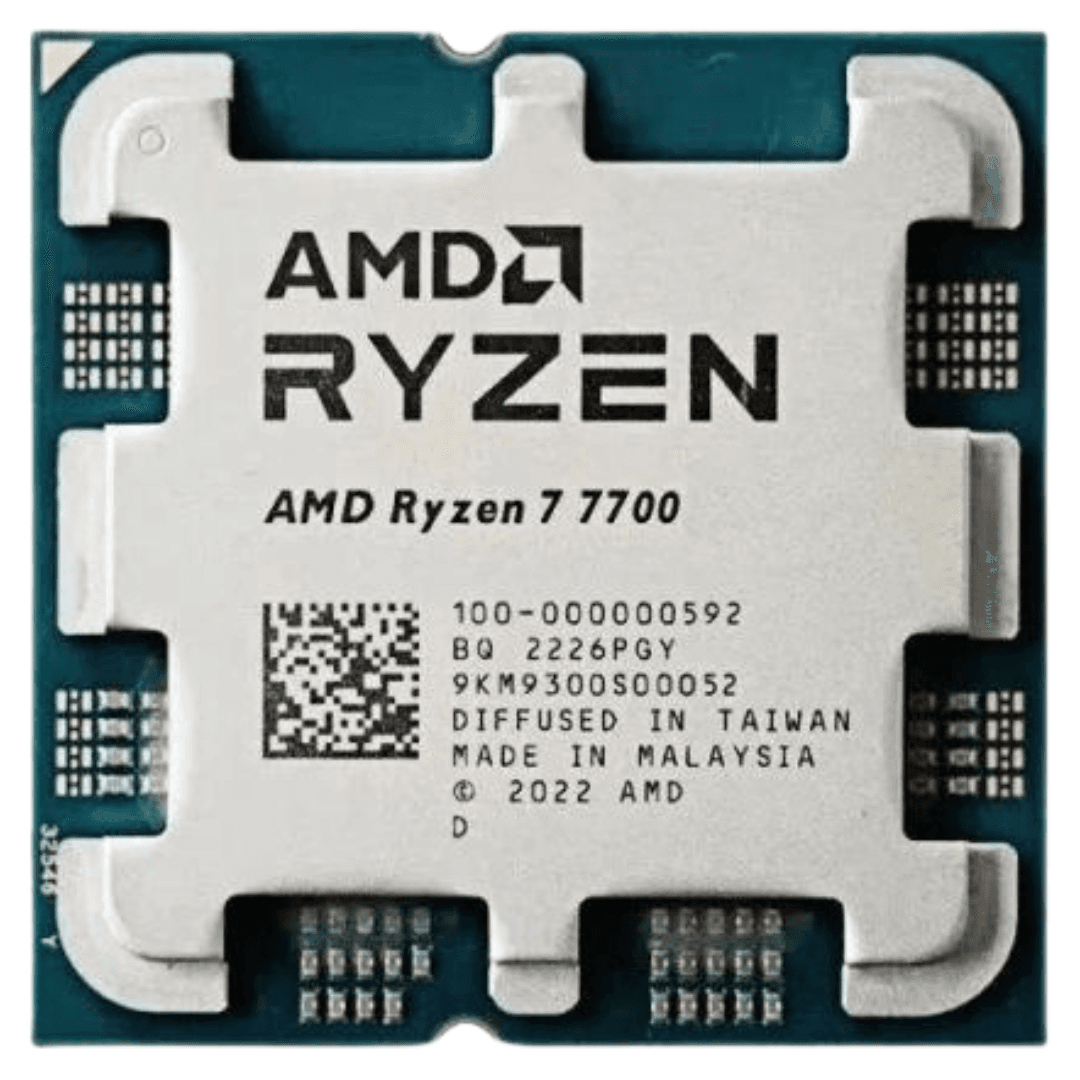 AMD Ryzen 7 7700 AM5s 8Cores 32Threads 32Mb Cache CPU