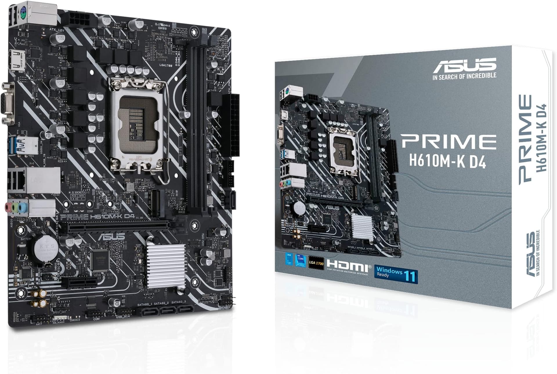 Asus Prime H610M-K D4 1700s DDR4 ready (90MB1A10-M0EAY0)