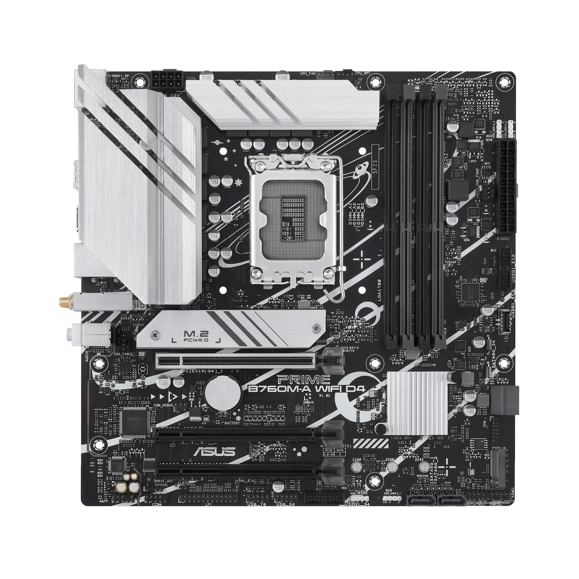 Asus Prime B760M-A WiFi D4 1700s DDR4 ready (90MB1CX0-M1EAY0)