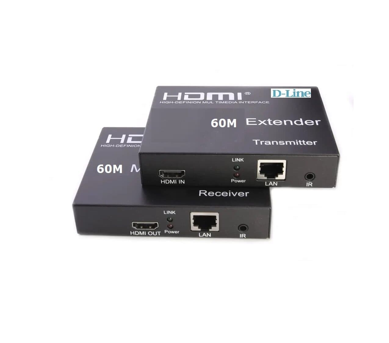 HDMI Cable Extender by LAN 60m