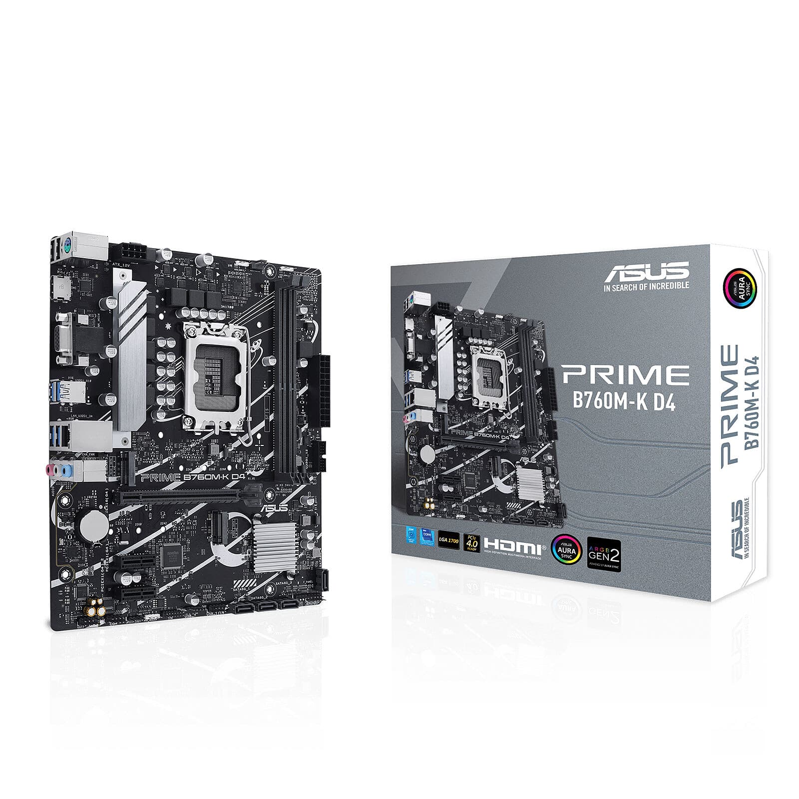 Asus PRIME B760M-K D4 1700s DDR4 ready (90MB1DS0-M1EAY0)