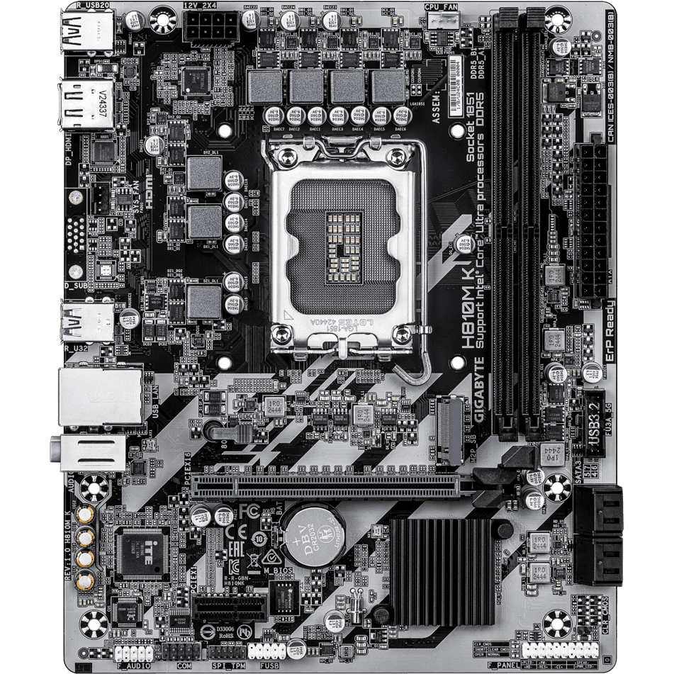 Gigabyte H810M K 1851 ready
