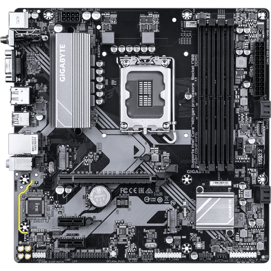 Gigabyte B760M D3HP WIFI6 1700s DDR5 ready
