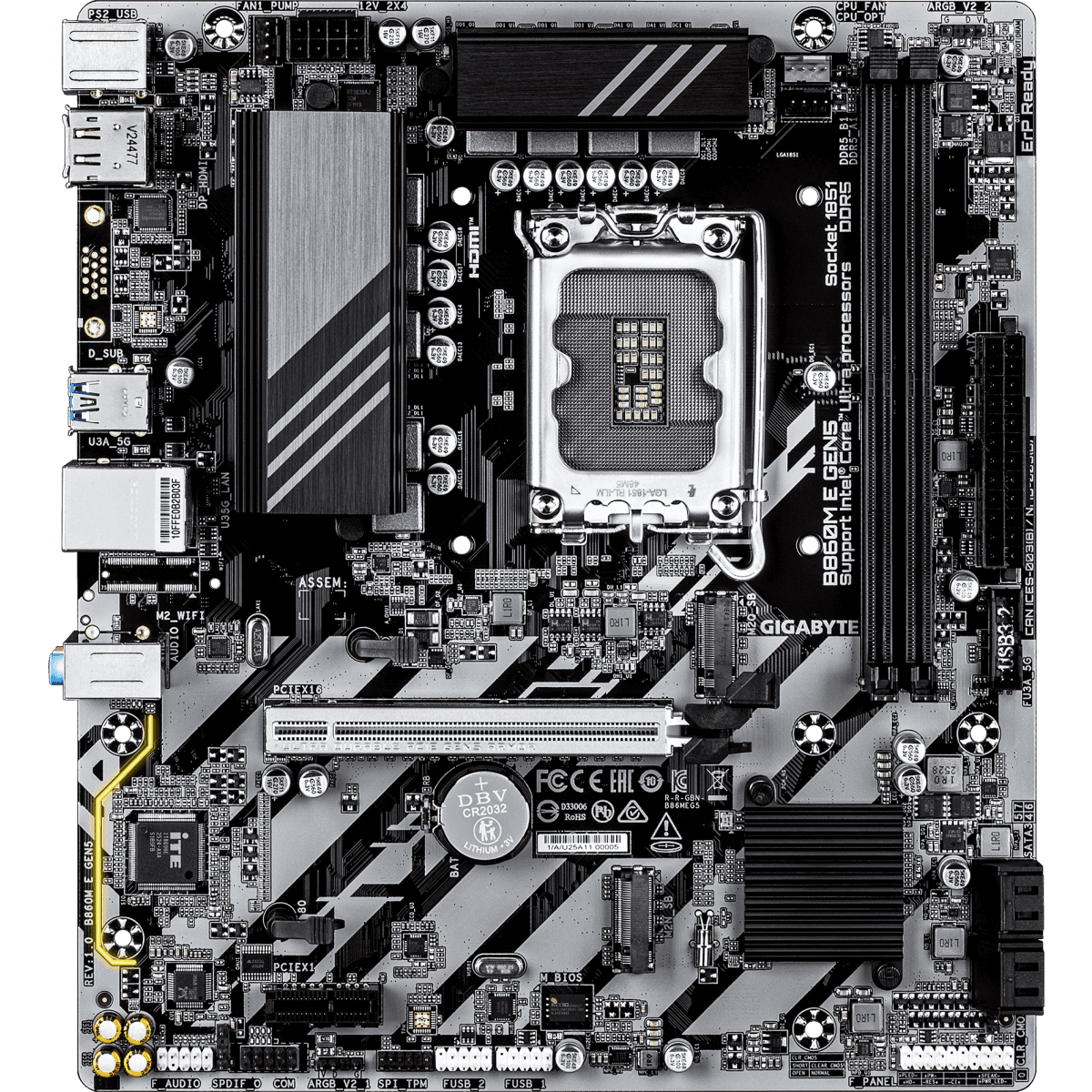 Gigabyte B860M E GEN5 1851 ready