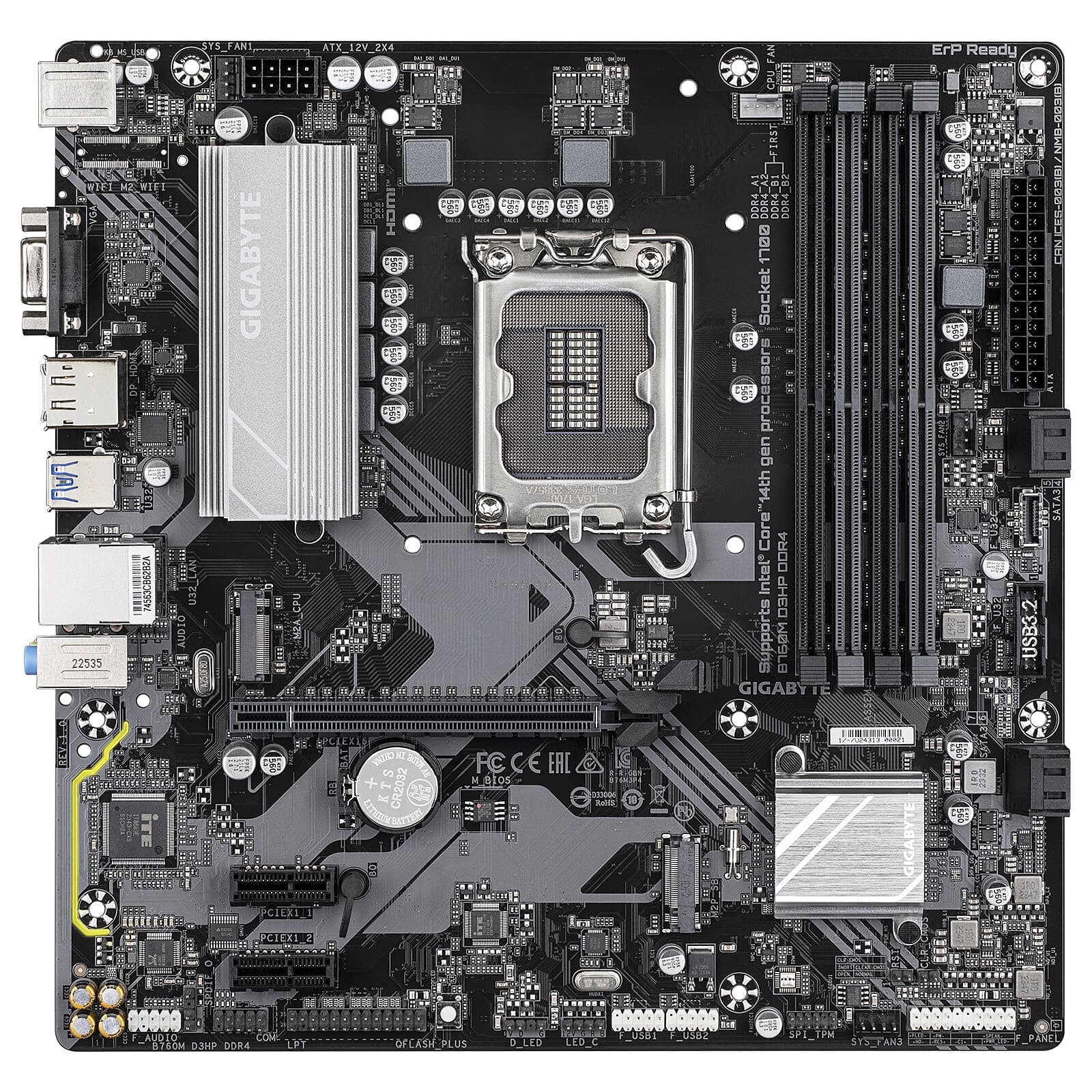 Gigabyte B760M D3HP 1700s DDR4 ready