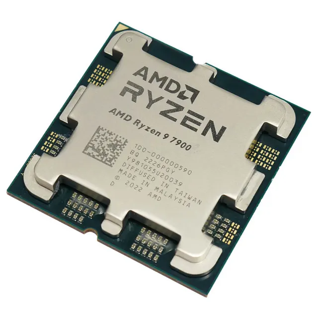 AMD Ryzen 9 7900 AM5s 12Cores 24Threads 64Mb L3 Cache CPU