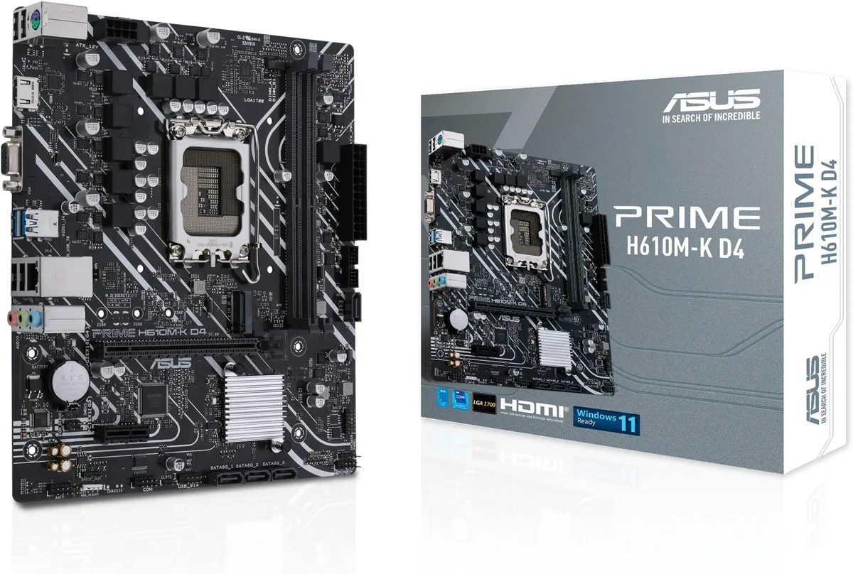 Asus Prime H610M-K D4 1700s DDR4 ready (90MB1A10-M0EAY0)
