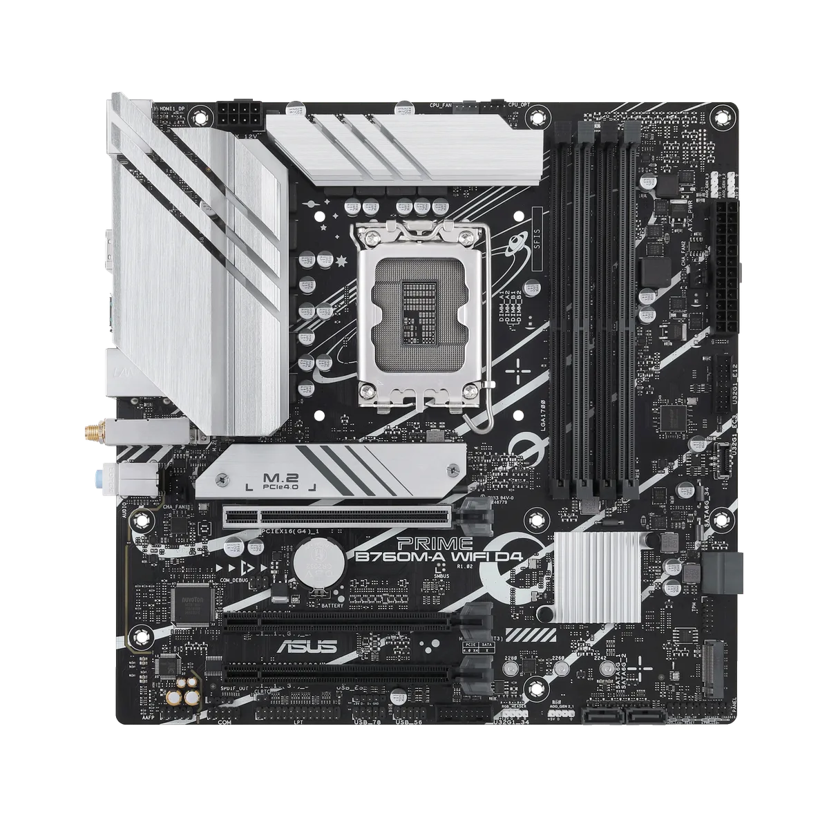 Asus Prime B760M-A WiFi D4 1700s DDR4 ready (90MB1CX0-M1EAY0)