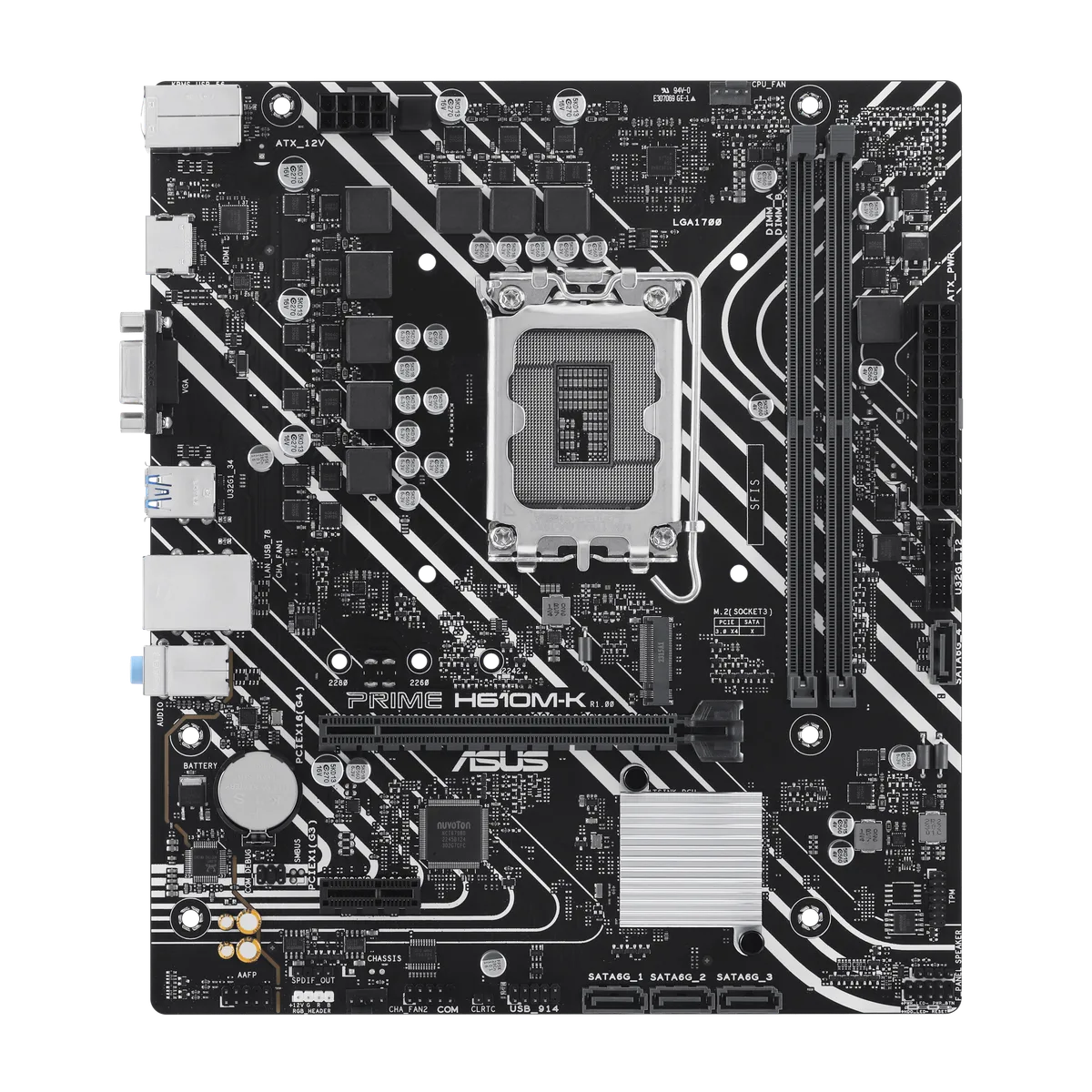 Asus Prime H610M-K 1700s DDR5 Ready (90MB1GA0-M0EAY0)