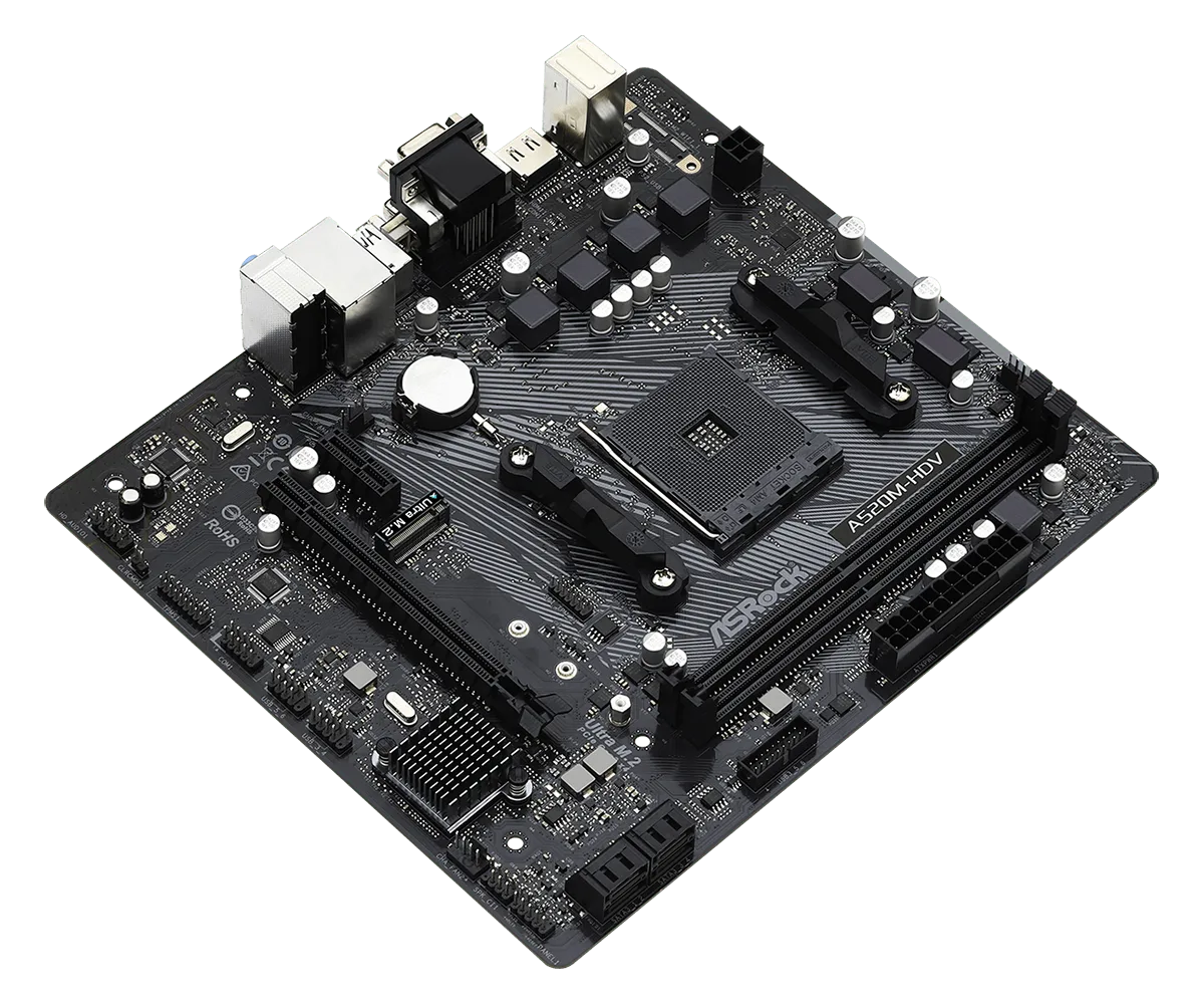 Asrock A520M HDV R4.0 AMD® A320 AM4s Ryzen