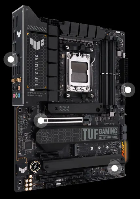Asus TUF Gaming X670E-Plus WiFi AMD X670E AM5s Ryzen 7000/8000 DDR5 ready