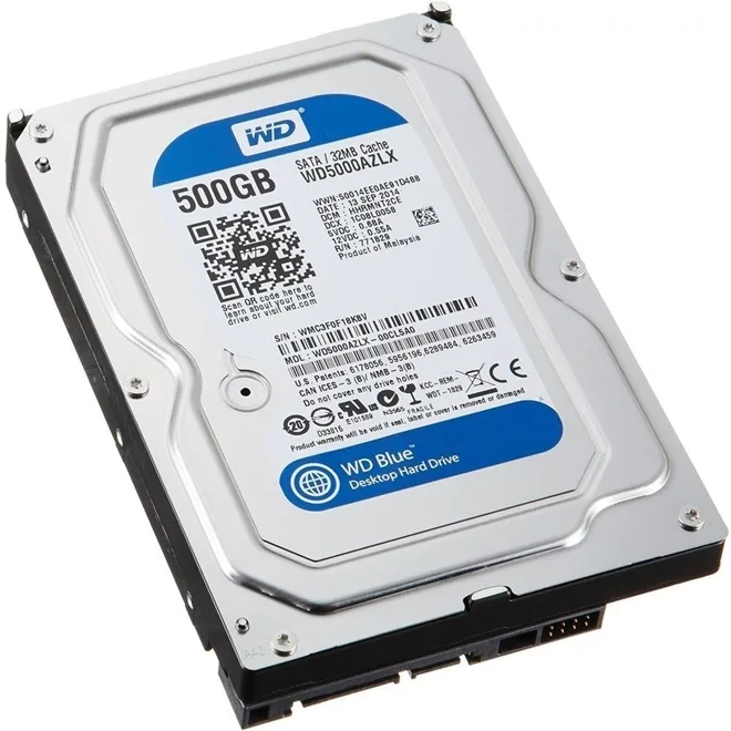 WD Blue Desktop HDD 500GB (WD5000AZLX)