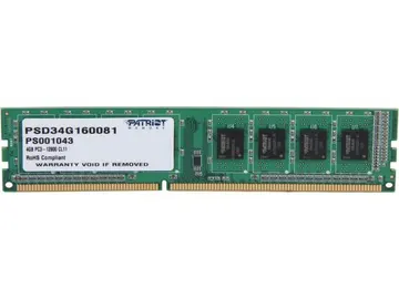 Patriot 1Gb (PSD31G133381) DDR3 1Gb 1333 MT/s