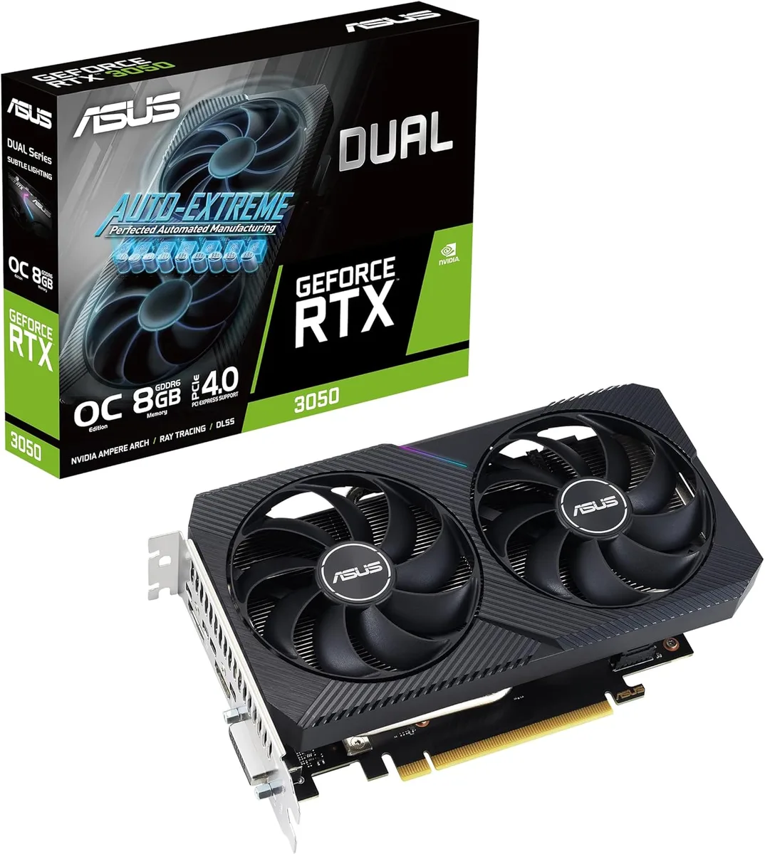 Asus Dual RTX3050-O8G-V2 8GB GDDR6 128bit
