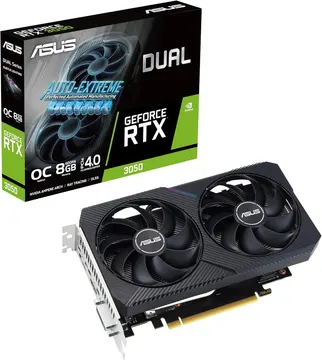 Asus Dual RTX3050-O8G-V2 8GB GDDR6 128bit