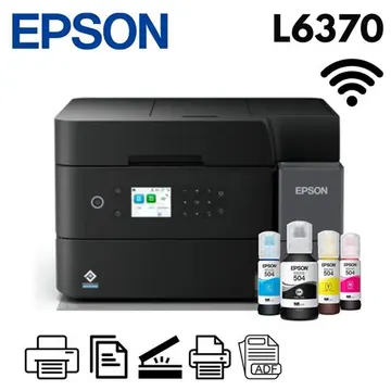 Epson EcoTank L6370 A4 Colour Ink jet with Ink Tank MF with LCD Print/Duplex Print/Copy/Scan/WiFi