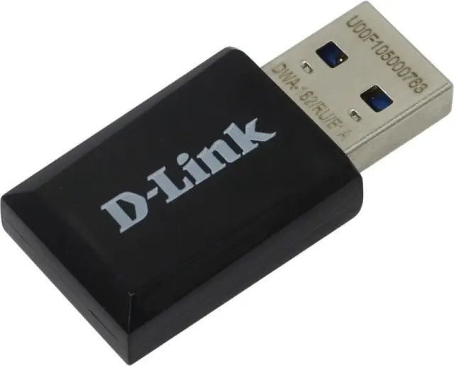 D-Link DWA-182/RU/E1A USB 3.0 WiFi Adapter AC1200 - 867/300Mbps