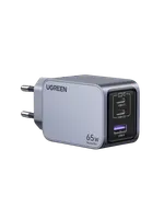 UGREEN Nexode Pro 65W Charger EU 220V to two USB-C and one USB-A 5V 65Wt Charger  (10335)