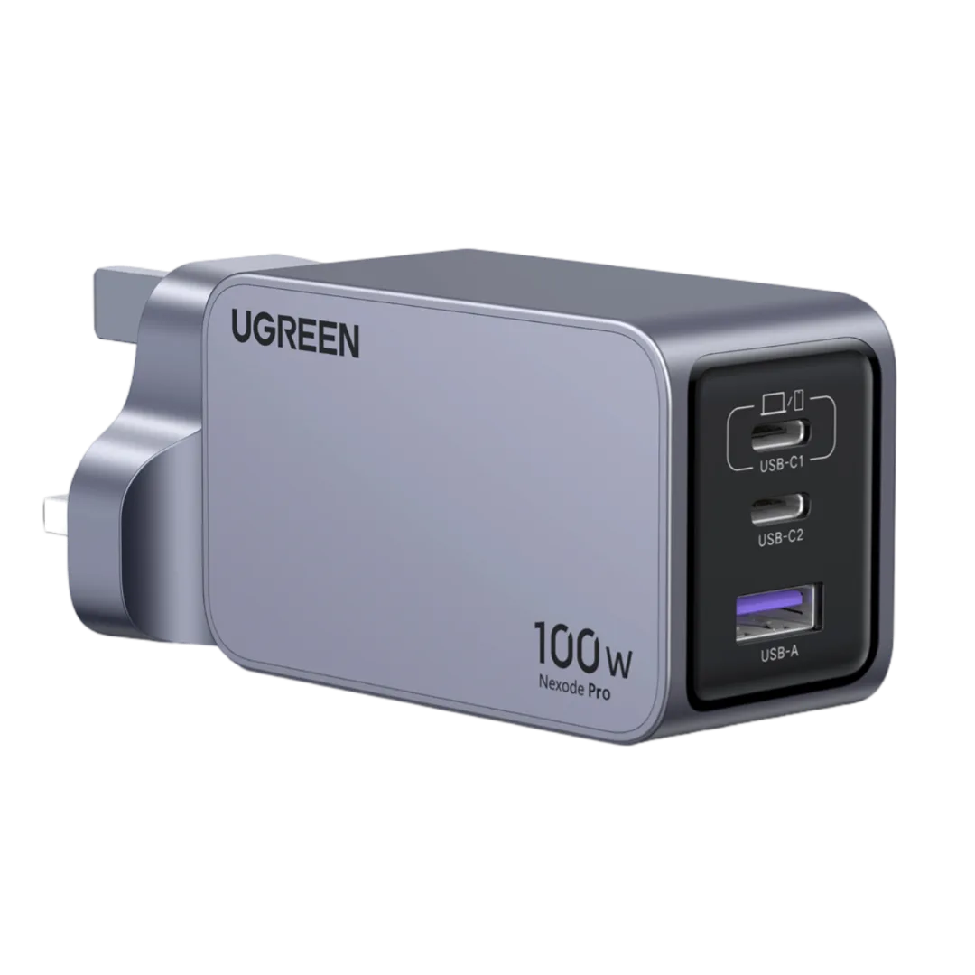 UGREEN Nexode Pro 100W Charger EU (90575) 220V to 3 USB-C and one USB-A 5V 100Wt Charger