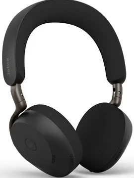 Jabra Evolve3 75 MS, Link390a, Black Wireless Headphone with Jabra Advanced ANC™ - Adaptive Active Noice Canselling
