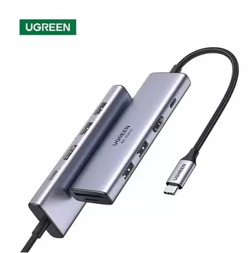 UGREEN USB-C Multiport HUB (45379) USB 3.0 Type-C to 2xHDMI Adapter and Multiport HUB with PD