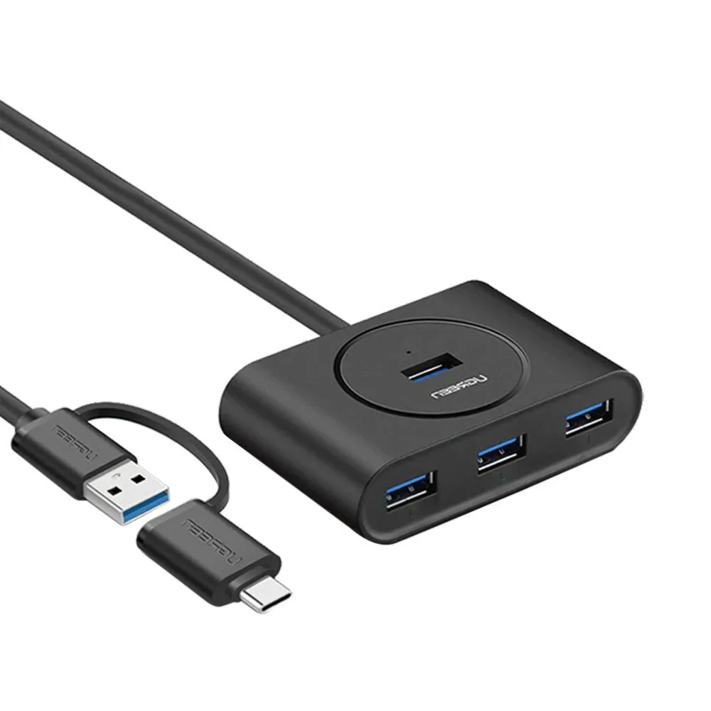 UGreen 4-Port USB 3.0 Hub with USB-C Port 1m (40850)