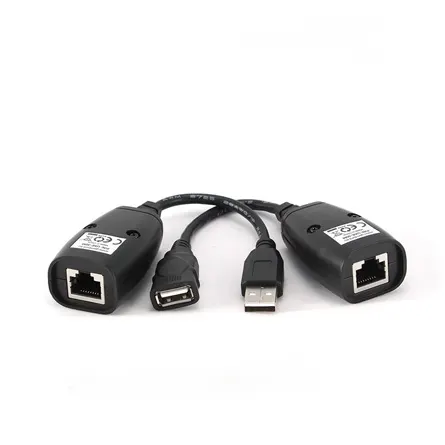 Gembird  Active USB 2.0 AM - AF Extension adapter by LAN Cable up to 30m (UAE-30M)
