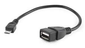 Gembird Mini USB OTG cablemini USB 2.0 AM - USB 2.0 AF Cable