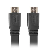 Lanberg HDMI 2.0 HDMI 2.0 flat Cable 1.8m (CA-HDMI-21CU-018-BK)
