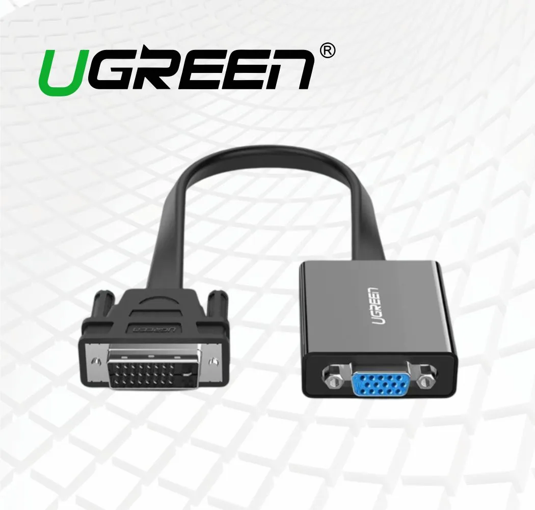 UGREEN MM108 black DVI-D to VGA Adapter with cable (40259)