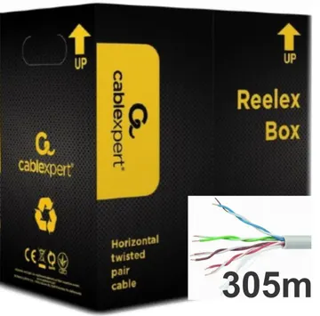 Gembird 5e UTP cables 5e network cable 305m UPC-5004E-SOL