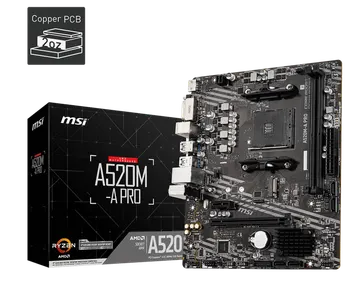 MSI A520M-A PRO 911-7C96-044 AM4 ready