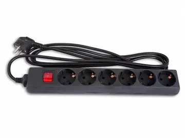 Gembird SPG6-B-15PPB network filter 6 sockets 4.5m (վարդակ)