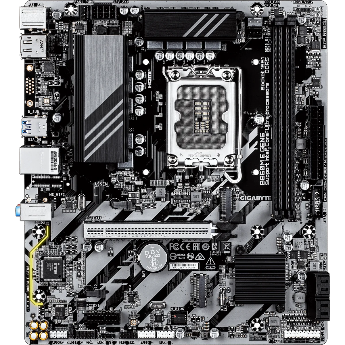 Gigabyte B860M E GEN5 1851 ready