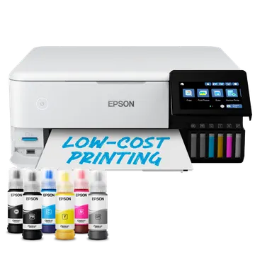 Epson EcoTank L8160 A4+ 6 Coulors WiFi Multifuncional Printer with CD,DVD Print