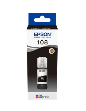 Epson 108 EcoTank Black Ink Bottle (L8050, L18050)