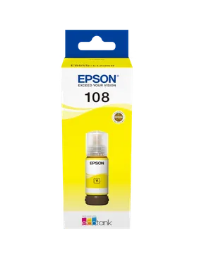 Epson 108 EcoTank Yellow Ink Bottle (L8050, L18050)