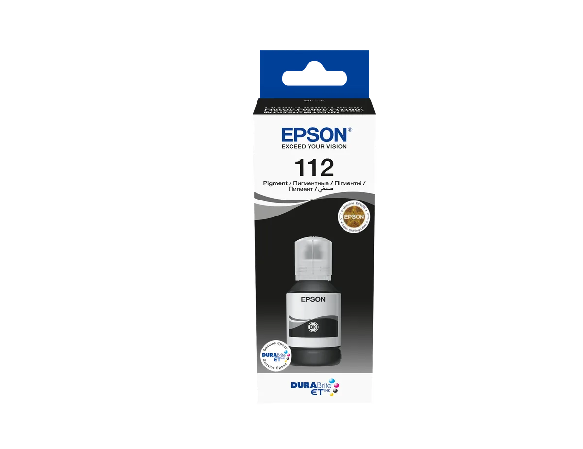 Epson 112 EcoTank Black ink bottle (L11160, L15150, L15160, L15180, L6490, L6550, L6570, L6580)