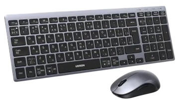 UGREEN MK552 Bluetooth & 2.4GHz Wireless Keyboard & Mouse Combo Rechargeable (85513RU)