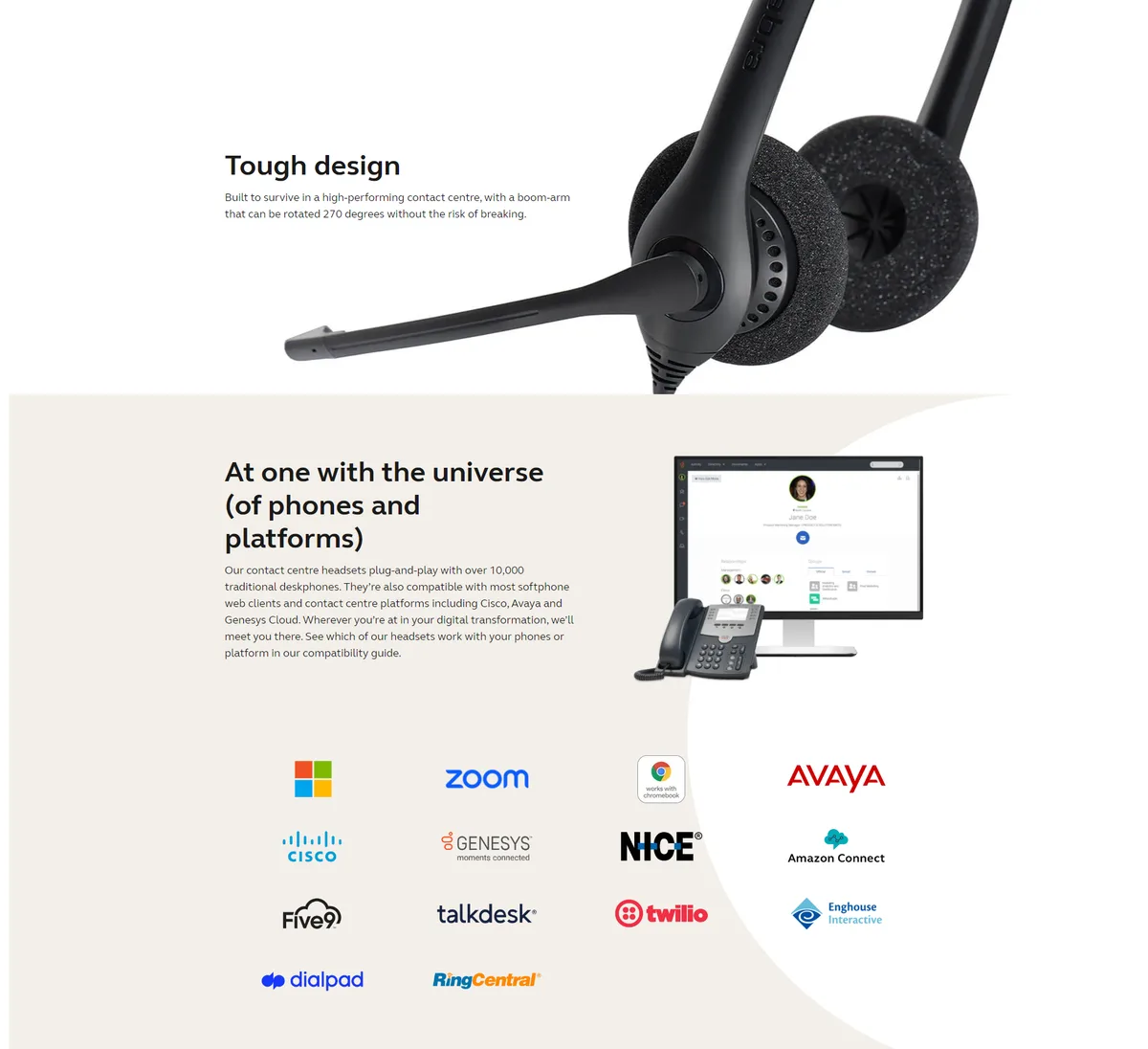 Jabra BIZ 1500 Duo QD, NC, EMEA