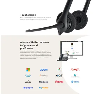 Jabra BIZ 1500 Duo QD, NC, EMEA
