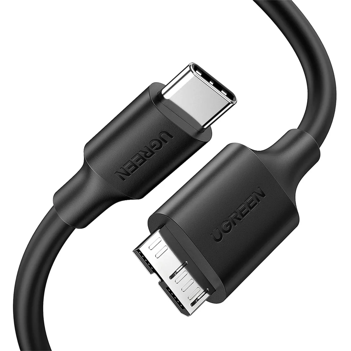 UGREEN US312 USB-C to Micro-B Cable 1m (Black) (20103)